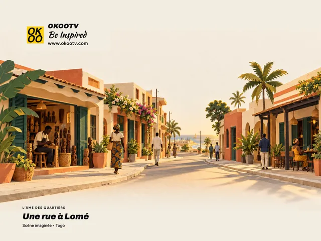 L’âme des quartiers — Une rue à Lomé